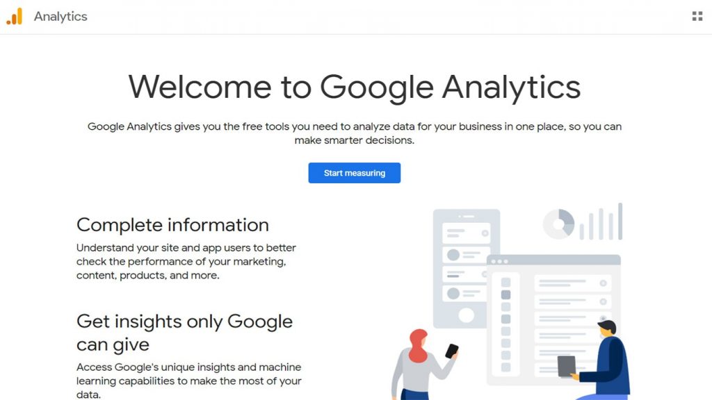 Google Analytics.