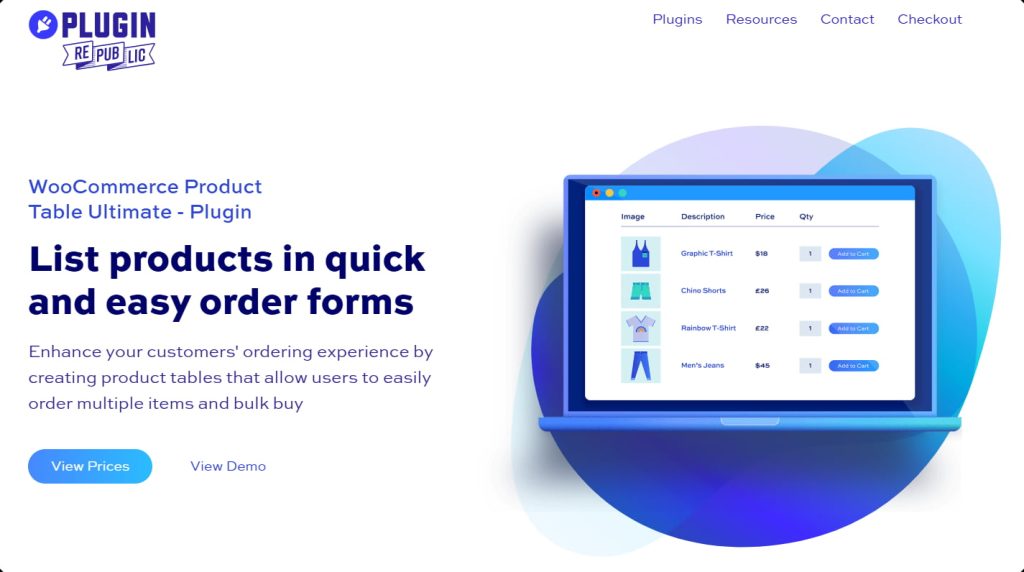 WooCommerce Product Table Ultimate