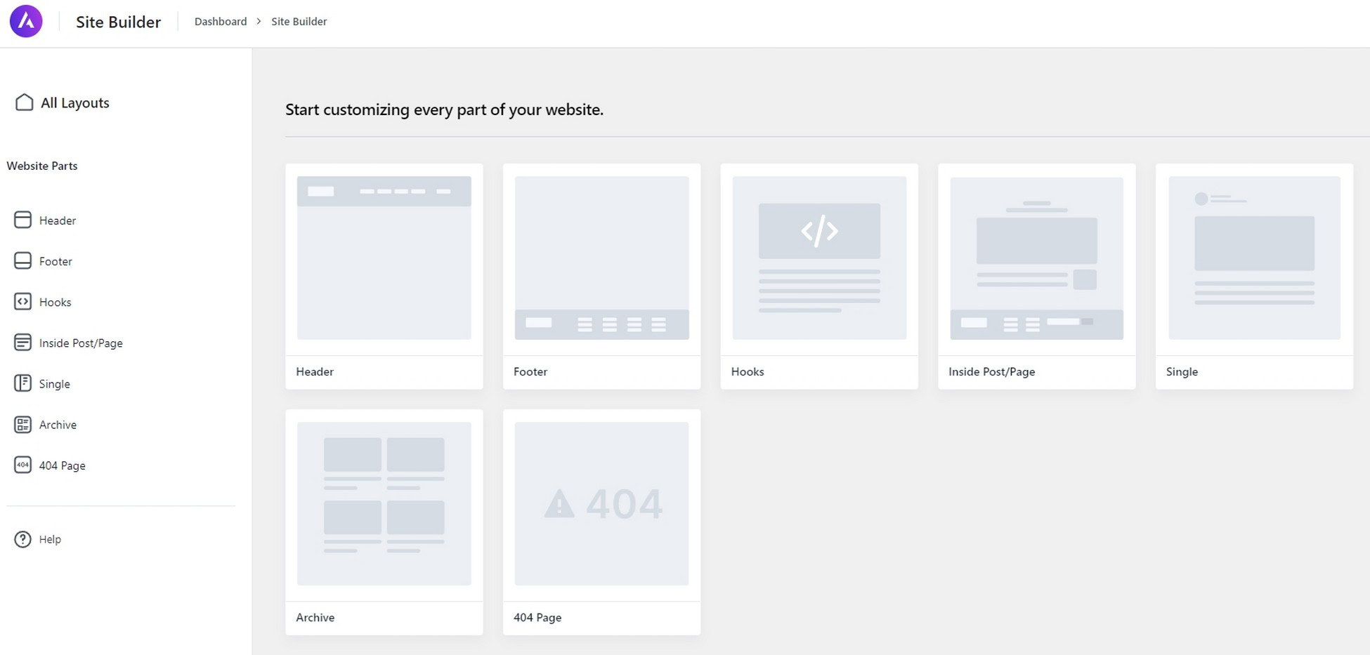 Site Builder