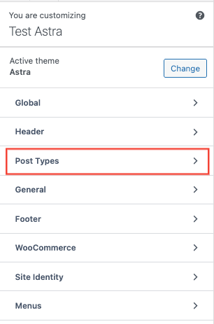 Post Types