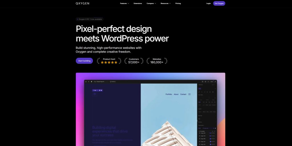 Oxygen Page Builder