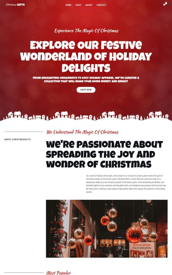 Christmas Shop