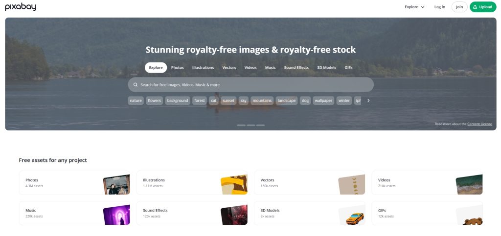 Stock Photos, Audio and Video