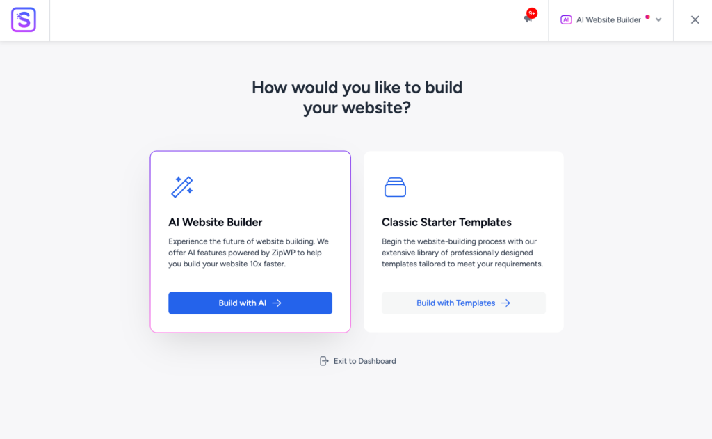 Stater Templates AI Website Builder