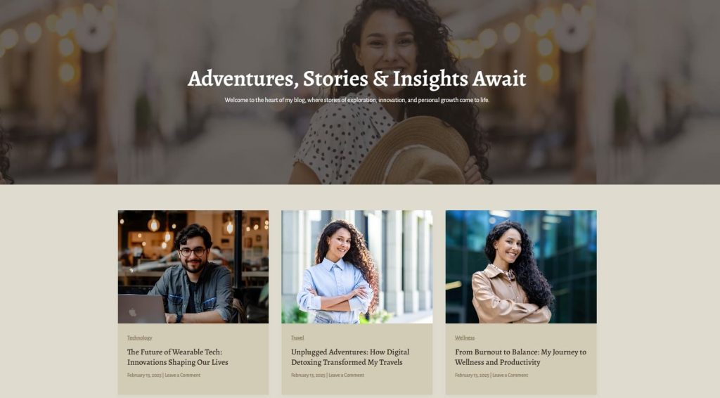 Introducing the Lifestyle Blogger WordPress Template
