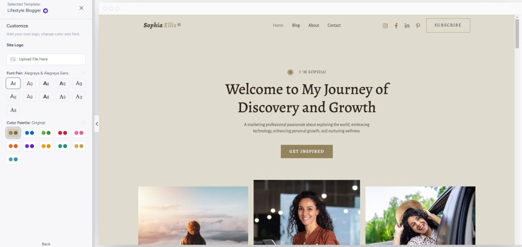 Introducing the Lifestyle Blogger WordPress Template