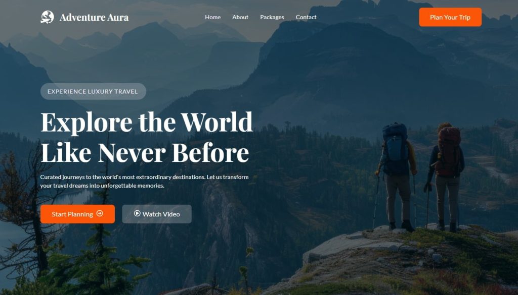 Travel Agency Template 4
