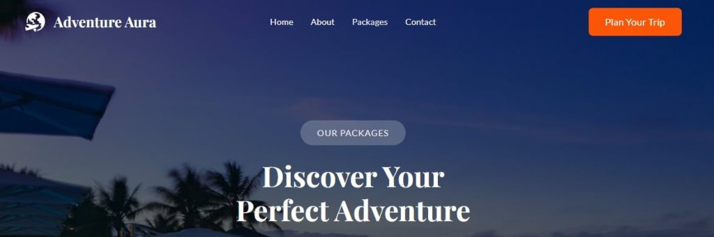 Travel Agency Template 4