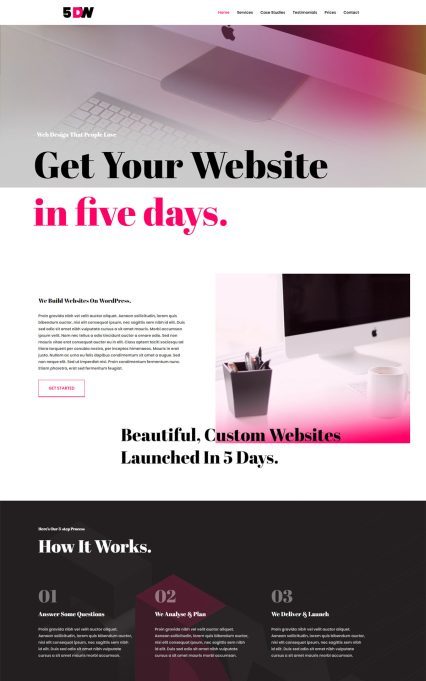 Five Days Website