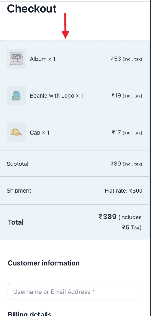 Modern Checkout Layout With Order Summary 491x1024