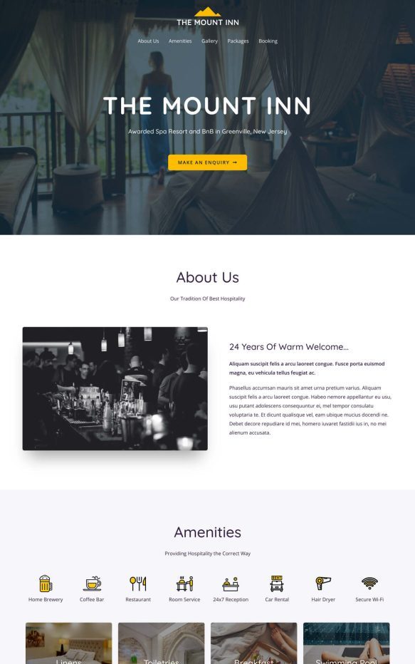 Hotel and BnB