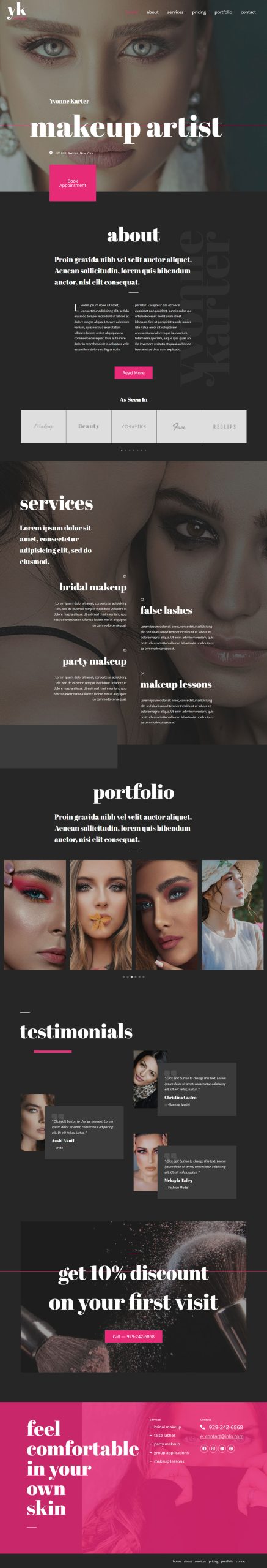 makeup artist 04 home